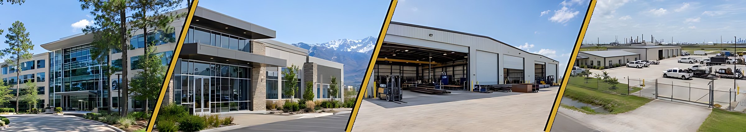Thorpe PME and Streamline facilities: corporate headquarters, Streamline offices, Houston plant and Houston field office